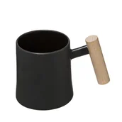 Kubki - Secret de Gourmet Kubek ceramiczny z drewnianym uchwytem 370 ml 173765 - miniaturka - grafika 1