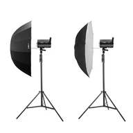 Lampy studyjne - GlareOne LED 1000 Basic Kit - zestaw oświetlenia studyjnego - miniaturka - grafika 1