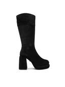 Kozaki damskie - Bronx Kozaki Ginn-Y 14350-C Czarny - miniaturka - grafika 1