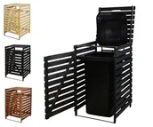 Kosze na śmieci - Pojedyncza obudowa na kosze OBK 1x240L Antracytowa / Wamar-Sosenka - miniaturka - grafika 1