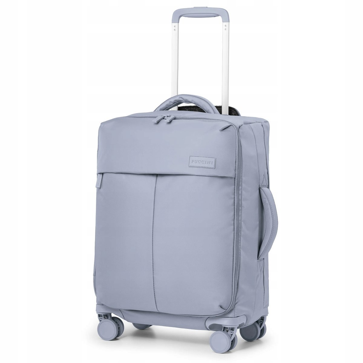 PUCCINI Walizka Podróżna Kabinowa Miękka Na Kółkach Nylon EM50251C-4 Szara