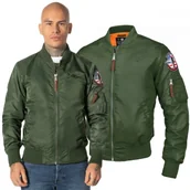 Odzież taktyczna i umundurowanie - Kurtka przejściowa Pit Bull MA1 II - Oliwkowa S - miniaturka - grafika 1