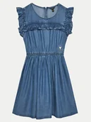 Sukienki i spódniczki dla dziewczynek - Guess Sukienka jeansowa J4GK02 D5C70 Granatowy Regular Fit - miniaturka - grafika 1