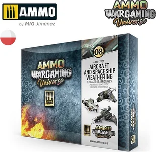 Vallejo Ammo: Wargaming Universe 08 - Aircraft and Spaceship Weathering - Postarzanie samolotów i statków kosmicznych - Modele do sklejania - miniaturka - grafika 1
