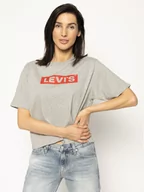 Koszulki i topy damskie - Levi's T-Shirt Graphic Boxy Tee 85634-0007 Szary Regular Fit - miniaturka - grafika 1