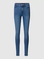 Spodnie damskie - Jeansy o kroju skinny fit z 5 kieszeniami model ‘DANA’ - miniaturka - grafika 1