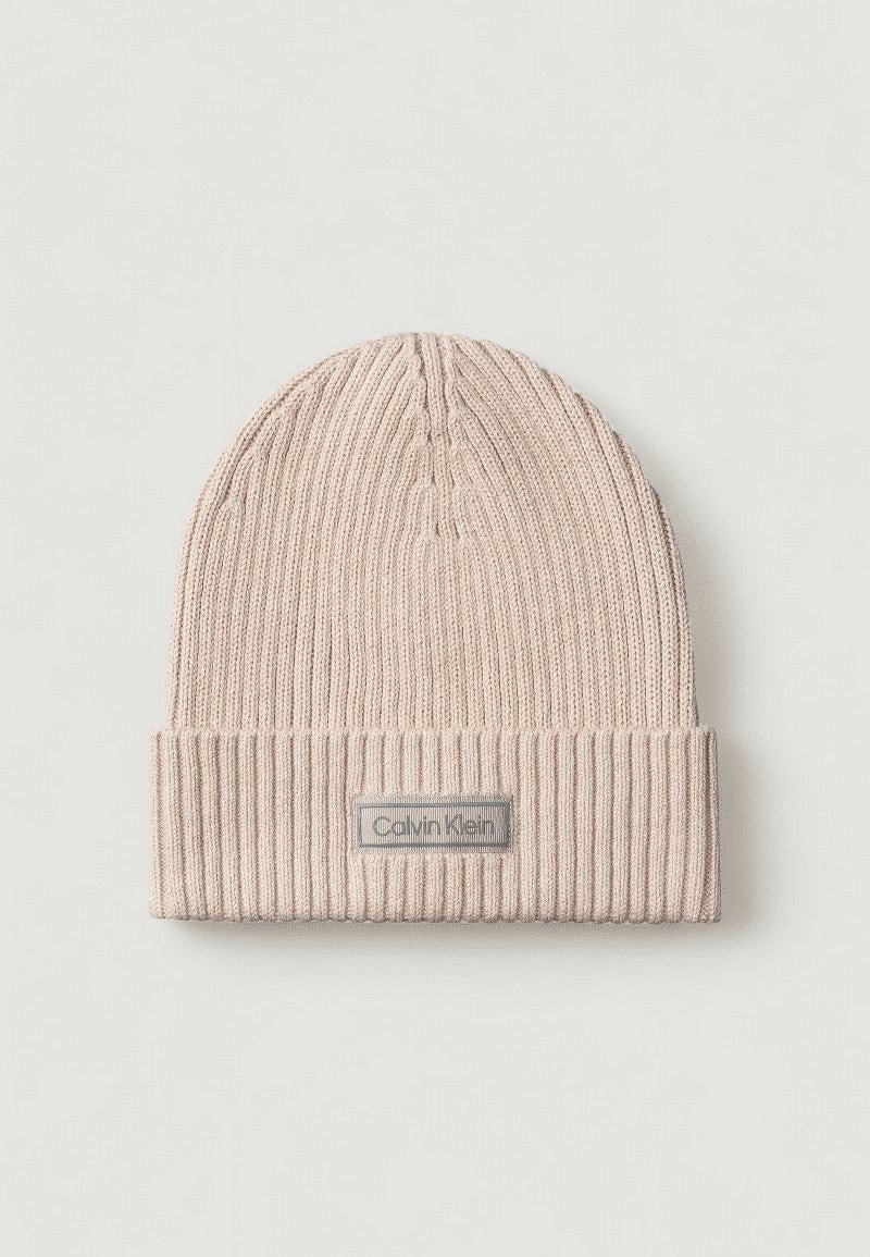 Czapka męska calvin klein Cappello lv04d8053g rmu beżowy