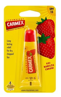 Carmex Nawilżający balsam do ust tubce Truskawkowy 10g - Balsamy do ust - miniaturka - grafika 1