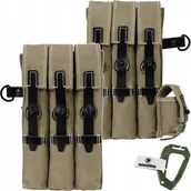 Nerki - Mil-Tec, Ładownice do pistoletu maszynowego, Naturalny - miniaturka - grafika 1