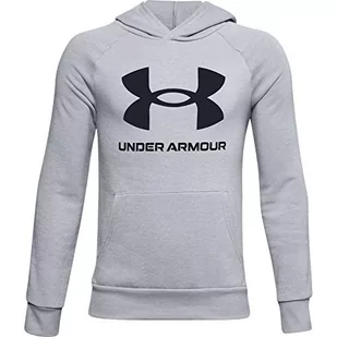 Under Armour Bluza RIVAL FLEECE HOODIE-GRY - XS 1357585-011_XS - Bluzy dla dziewczynek - miniaturka - grafika 1