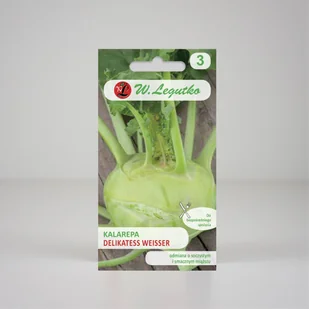 Kalarepa Delikatess weisser Zielona 2g - Nasiona - W. Legutko - Nasiona i cebule - miniaturka - grafika 1
