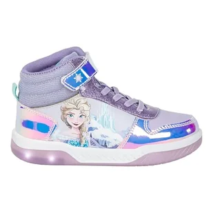 CERDÁ LIFE'S LITTLE MOMENTS Sportowa podeszwa PVC ze światłami Kraina lodu, Trampki dziewczęce, Liliowy, 27 EU - Buty dla dziewczynek - miniaturka - grafika 1