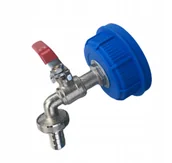 Zawory i kraniki - Zawór do mausera beczki 1000l Mauser 1/2" - miniaturka - grafika 1