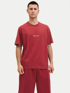 Jack&Jones T-Shirt Norrebro 12282892 Czerwony Relaxed Fit - Koszulki męskie - miniaturka - grafika 1