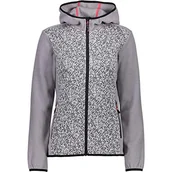 Kurtki damskie - CMP damska kurtka polarowa z dzianiny, Argento-Antracite, 34 - miniaturka - grafika 1