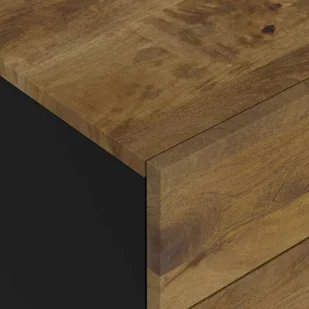 Lumarko Szafka nocna, 50x33x60 cm, lite drewno mango - Szafki nocne - miniaturka - grafika 7