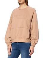 Bluzy damskie - Hurley Damska bluza W Lounge Crew Pył pustyni XS HAGFLC21LU - miniaturka - grafika 1