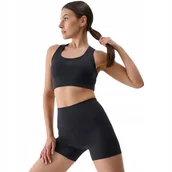 Spodenki damskie - Legginsy damskie krótkie 4F FNK F021 głęboka czerń 4FRSS25TFSTF021 20S XS - miniaturka - grafika 1