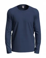 Koszulki męskie - Koszulka męska z długim rękawem Stedman Comfort-T Long Sleeve Navy Blue L - miniaturka - grafika 1