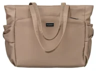 Torebki damskie - PETERSON Duża i pojemna torba damska shopper bag na suwak uchwyty na ramię mieści a4 kieszonki - miniaturka - grafika 1