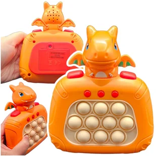 GRA POP IT POPIT ELEKTRYCZNA GRA ANTYSTRESOWA ZRĘCZNOŚCIOWA SMOK - Zabawki interaktywne dla dzieci - miniaturka - grafika 1