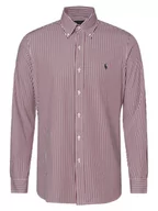 Koszule męskie - Polo Ralph Lauren - Koszula męska  Custom Fit, czerwony|biały - miniaturka - grafika 1