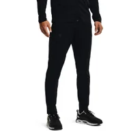 Spodnie sportowe męskie - Męskie spodnie dresowe Under Armour  Pique Track Pant Black  S - miniaturka - grafika 1