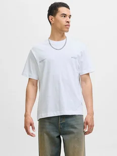 Jack & Jones Koszulka "Jorbillyburg Photo" w kolorze białym - Koszulki męskie - miniaturka - grafika 1