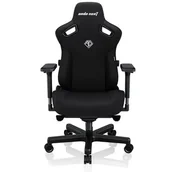 Fotele gamingowe - Fotel ANDA SEAT Kaiser 3 XL Czarny Fabric - miniaturka - grafika 1