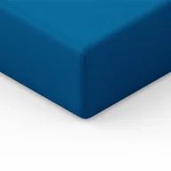 Prześcieradła - Spod Igły i Nitki Prześcieradło Jersey z gumką 180x200 cm chabrowe - miniaturka - grafika 1