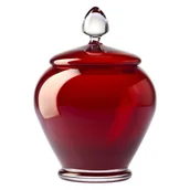 Pudełka i szkatułki - Kryształowy pojemnik z pokrywą HERITAGE Rubin 4l - miniaturka - grafika 1