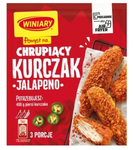 Winiary Pomysł na... Chrupiący kurczak jalapeno 70 g