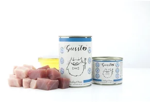 GUSSTO Karma w puszcze dla kota z indykiem i tuńczykiem Fresh Turkey Tuna 400g - Mokra karma dla kotów - miniaturka - grafika 1