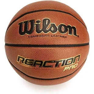 Piłka do koszykówki dziecięca Wilson Reaction Pro 295 brown rozmiar 5 - Koszykówka - miniaturka - grafika 1
