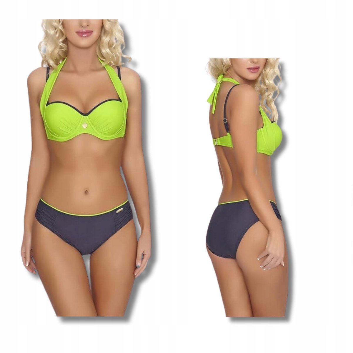 Stroj Kapielowy Zestaw Dwuczesciowy Wkladki Wyjmowane Push Up 38 Fast Dry