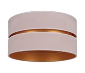 Lampy sufitowe - Duolla - Lampa sufitowa DUO 1xE27/15W/230V śr. 40 cm beżowa/złota - miniaturka - grafika 1