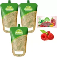 Syropy i koncentraty owocowe - Purena Koncentrat lemoniady malina-cytryna-mięta na 6l Zestaw 3 x 1 kg - miniaturka - grafika 1