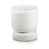 Donice - Osłonka ceramiczna white mat 15 cm - miniaturka - grafika 1