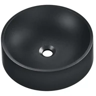 Umywalki - Axis Umywalka MAUN 40 nablatowa granitowa grafitowy - miniaturka - grafika 1