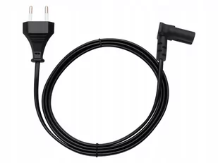 Kabel zasilający sieciowy 3m ósemka kątowy - Kable komputerowe i do monitorów - miniaturka - grafika 1