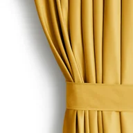 Zasłony - Zasłona RESTILO Velvet, musztardowa, 140x245 cm - miniaturka - grafika 1