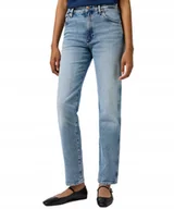 Spodnie damskie - Jeansy Wrangler Sunset 112356409 Frosty Silver W 29 / L 34 - miniaturka - grafika 1