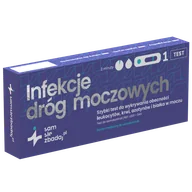 Testy ciążowe i diagnostyczne - Sam się zbadaj Infekcje dróg moczowych, szybki test do wykrywania obecności leukocytów, krwi, azotynów i białka w moczu, 1 sztuka - miniaturka - grafika 1