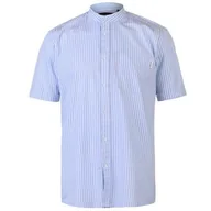 Koszule męskie - Pierre Cardin Bengal Stripe, koszula z krótkim rękawem, męska, niebiesko-biała, Rozmiar S - miniaturka - grafika 1