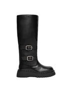 Kozaki damskie - G-Star Raw Kozaki EO-GECE-25FW84 Czarny - miniaturka - grafika 1