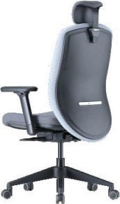 Krzesło biurowe Brother Up Up Athene ergonomic office chair Black, Grey + Blue fabric