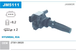JANMOR Cewka zapłonowa JM5111 JM5111 - Cewki zapłonowe - miniaturka - grafika 1