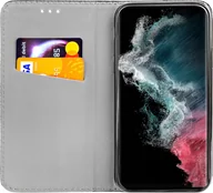 Etui i futerały do telefonów - Hello Case ETUI Z KLAPKĄ DO SAMSUNG GALAXY S22 ULTRA CZARNE ZAMYKANE MAGNETYCZNE FLIP - miniaturka - grafika 1