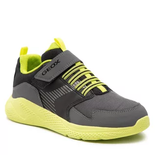 Buty dla chłopców - Sneakersy Geox - J Sprintye B. A J26GBA 0CEFU C1267 D Dk Grey/Lime - grafika 1