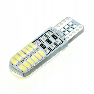 Żarówka Led W5w T10 Postojówki 24 Led Silicon Moc - Żarówki samochodowe - miniaturka - grafika 1